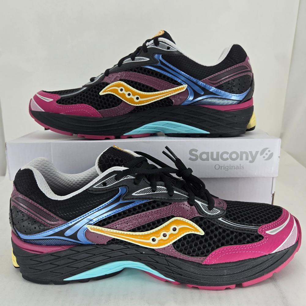 Saucony ProGrid Omni 9 Black Multi Color Sneakers S70739-65 Mens 11.5 Womens 13